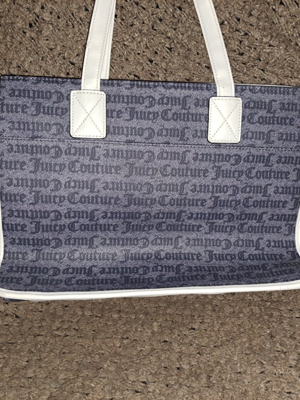JUICY COUTURE-Fashionista Tote-Status Denim-Large-Near Mint - Picture 4 of 8